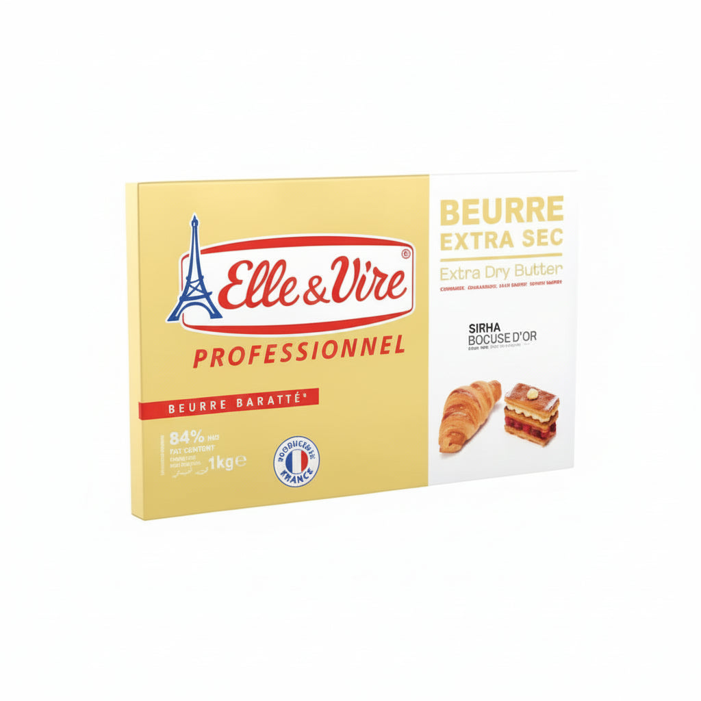 ELLE & VIRE CROISSANT BUTTER 84%  1 X 10 KG