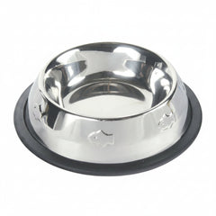 Trixie Fish Print Embossed Stainless Steel Bowl for Cats - 200ML