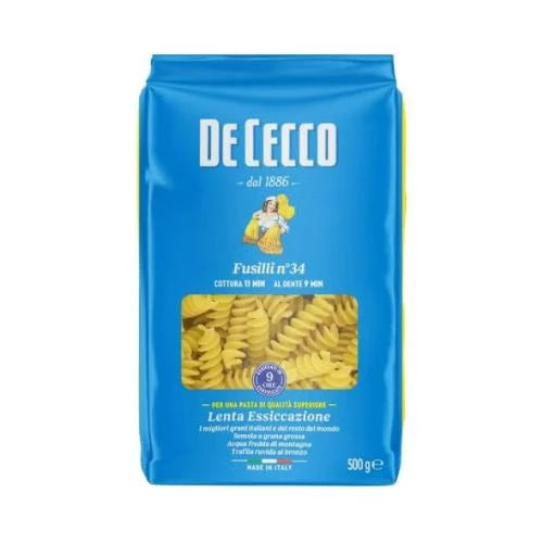 Dececco Pasta Fusilli  No.34 500g