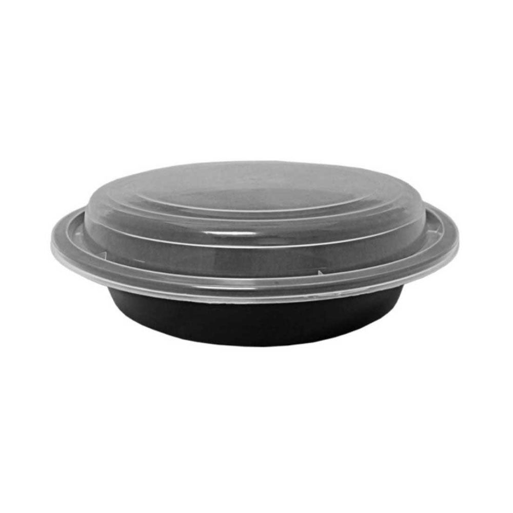 Round Microwave Container 24Oz With Lid