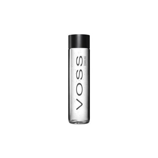 VOSS SPARKLING WATER GLASS BOTTLE 375MLX24PCS