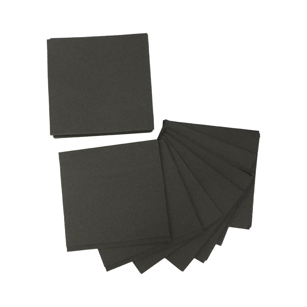 SNH Premium Airlaid Napkin 20X20CM Black 50 Pieces