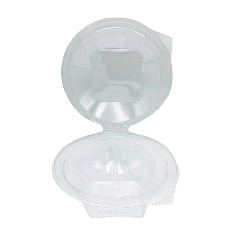 Clear Hinged Salad Bowl  Disposable Food Container