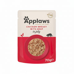 Applaws Chicken with Beef in Jelly Adult Wet Cat Food 70g