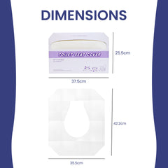 أغطية مقاعد المرحاض الورقية القابلة للاستخدام مرة واحدة 5000 ورقة