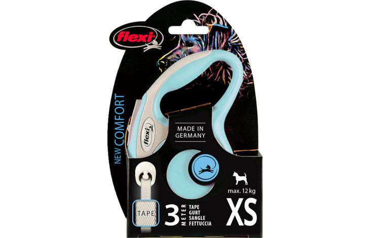 Flexi New Comfort Tape 5m Light Blue, Small