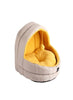 All For Paws Hideaway Cat Cave Yellow