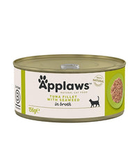 Applaws Tuna Fillet with Seaweed in Broth Wet Cat Food 156G