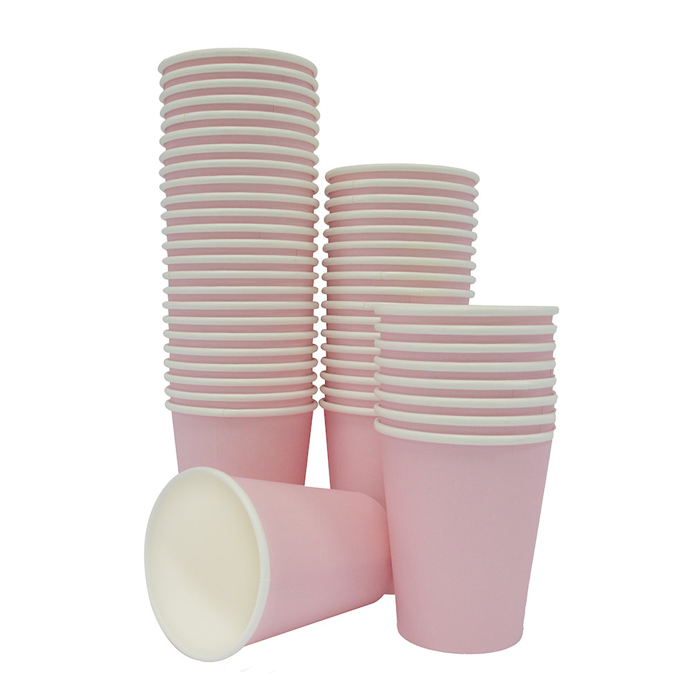 Single Wall Coffee Cup 8 Oz Pink 50X20 1000 Pieces