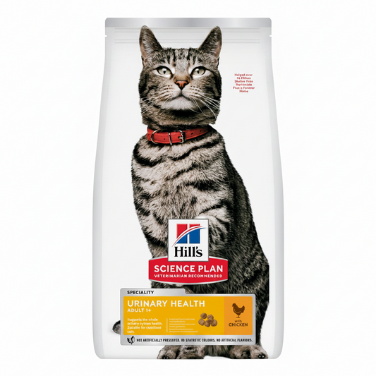 Hillâ€™s Science Plan Urinary Health Adult Cat Food with Chicken (1.5kg)