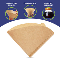 Coffee Filter Paper Brown 100 Pieces