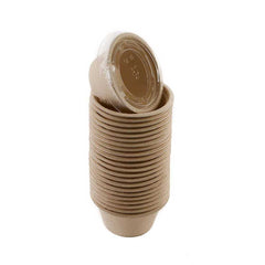 Bagasse Sauce Cup 2 Oz With Lid 50 Pieces