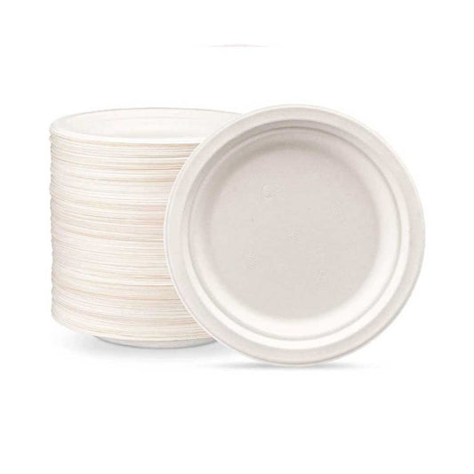 Bio-Degradable Plate 7 Inch 50 Pieces-SNH Packing