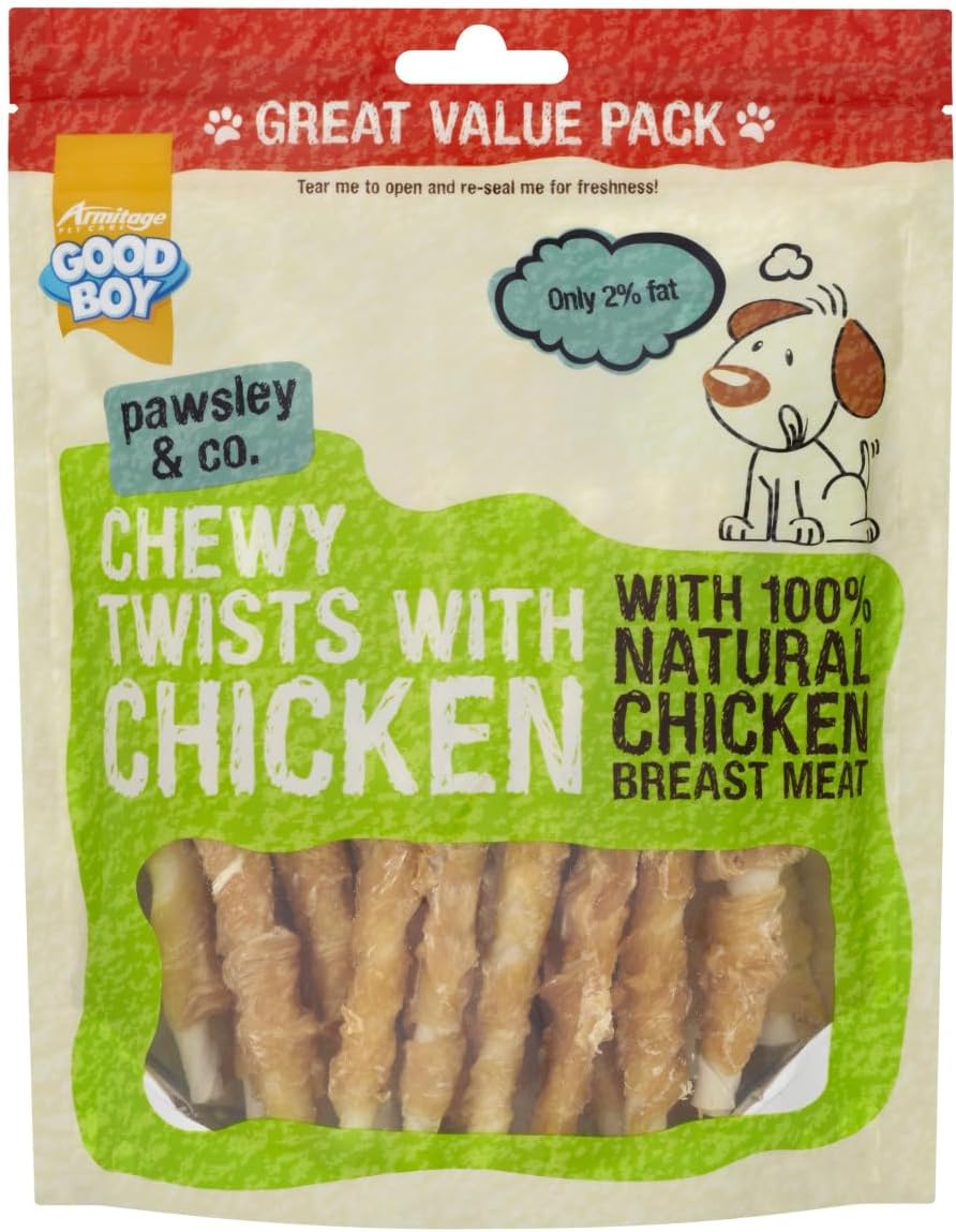 GOOD BOY Armitage Chewy Chicken Twists 320Gm