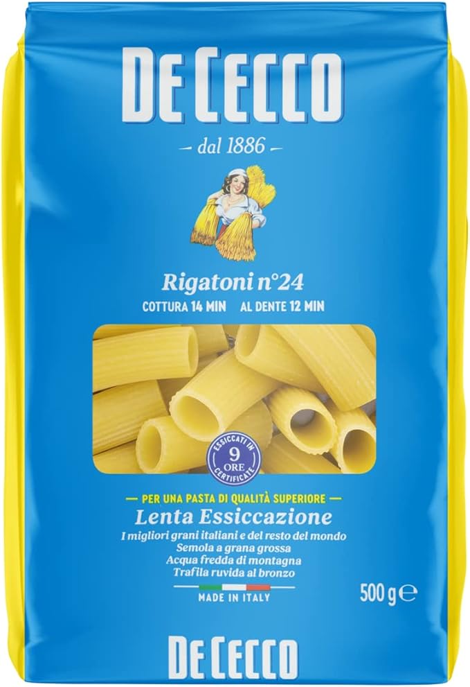 De Cecco Pasta Rigatoni Number 24