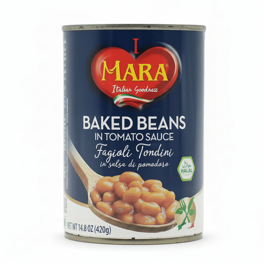 mara baked beans in tomato sauce 400grm