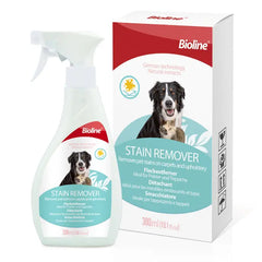 Bioline Dog & Cat Stain Remover Spray - Ideal For The Use Of Upholstery & Carpets 300ml