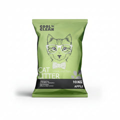 Cool Clean Clumping Cat Litter[Weight - 10kg, Flavor - Apple]