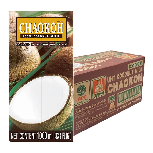 CHAOKOH COCONUT UHT MILK 1LTR- THAILAND