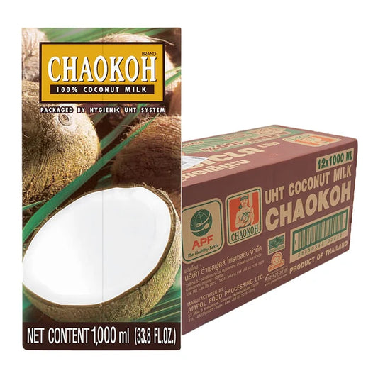 CHAOKOH COCONUT UHT MILK 1LTR- THAILAND