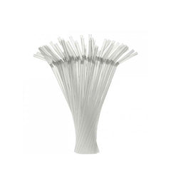 Plastic Flexible Straw Clear 500 Pieces