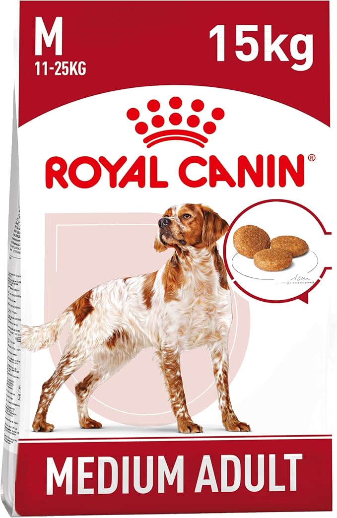 Royal Canin Medium Adult Dry Dog Food - 15KG