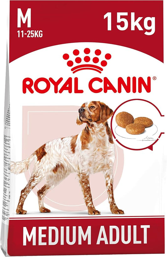 Royal Canin Medium Adult Dry Dog Food - 15KG
