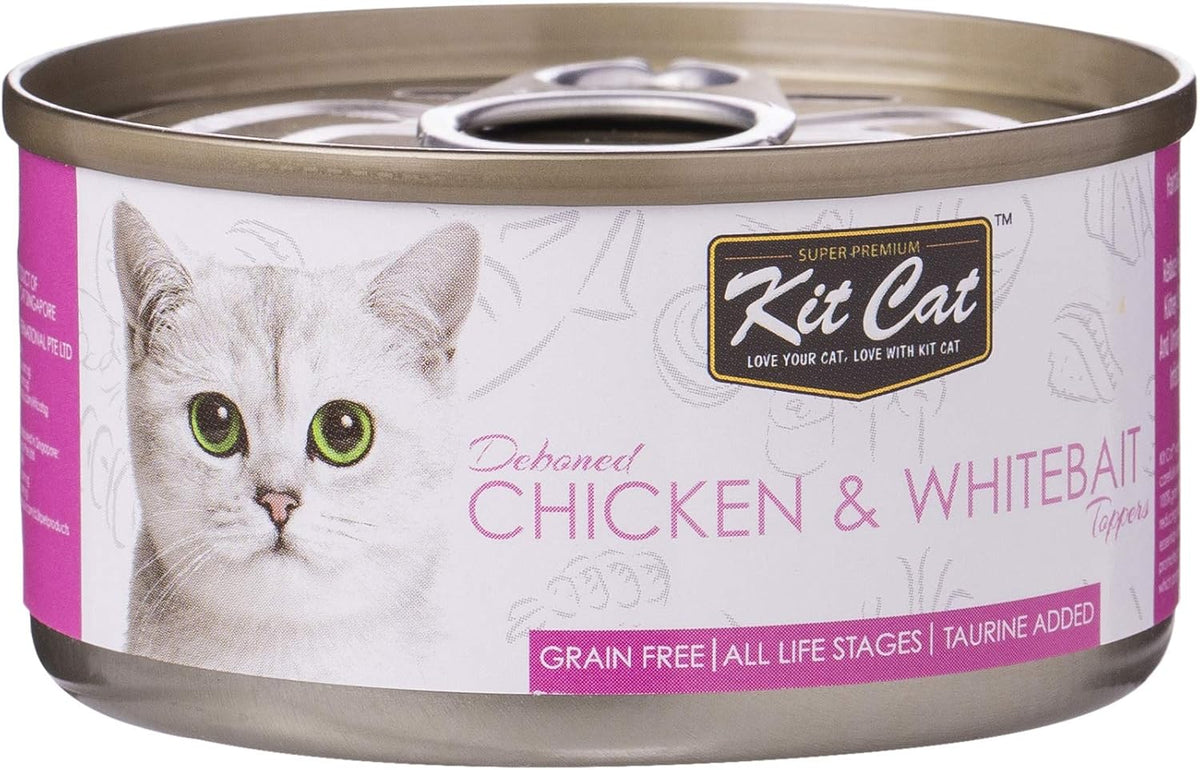 Kit Cat-tin- Chicken & Whitebait Toppers 80g