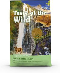 Taste of the Wild Rocky Mountain Feline Recipe with Roasted Venison & Smoked Salmon 2.27kg (CAT)