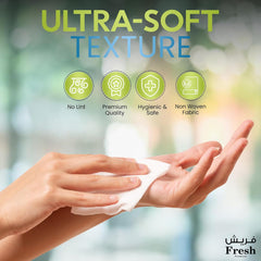 Fresh Nylon Tissue – 400 Sheets | Strong & Absorbent | 5 Boxes