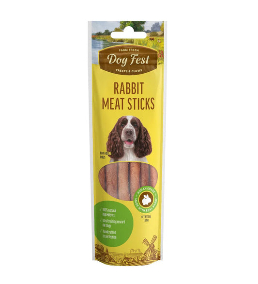 Dog Fest Rabbit Meat Sticks For Adult Dogs - 45g
