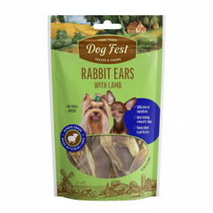 Dog Fest Rabbit Ears With Lamb For Mini-Dogs - 55g