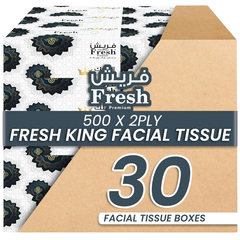 FRESH KING Facial Tissue 5 Boxes | Soft & Hygienic Disposable Tissues