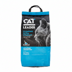 Geohellas Cat Leader Clumping Ultra Compact Cat Litter[Weight - 10kg, Flavor - Unscented]