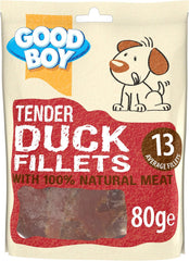 GOOD BOY  Armitage Tender Duck Fillets, All-Natural & High-Protein Dog Treats, 80g