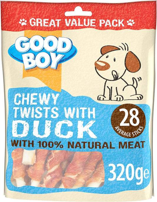 GOOD BOY Armitage Chewy Twists with Duck 320g Value Pack