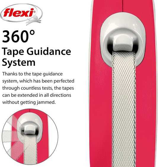 Flexi New Comfort Tape 5m Red, Small