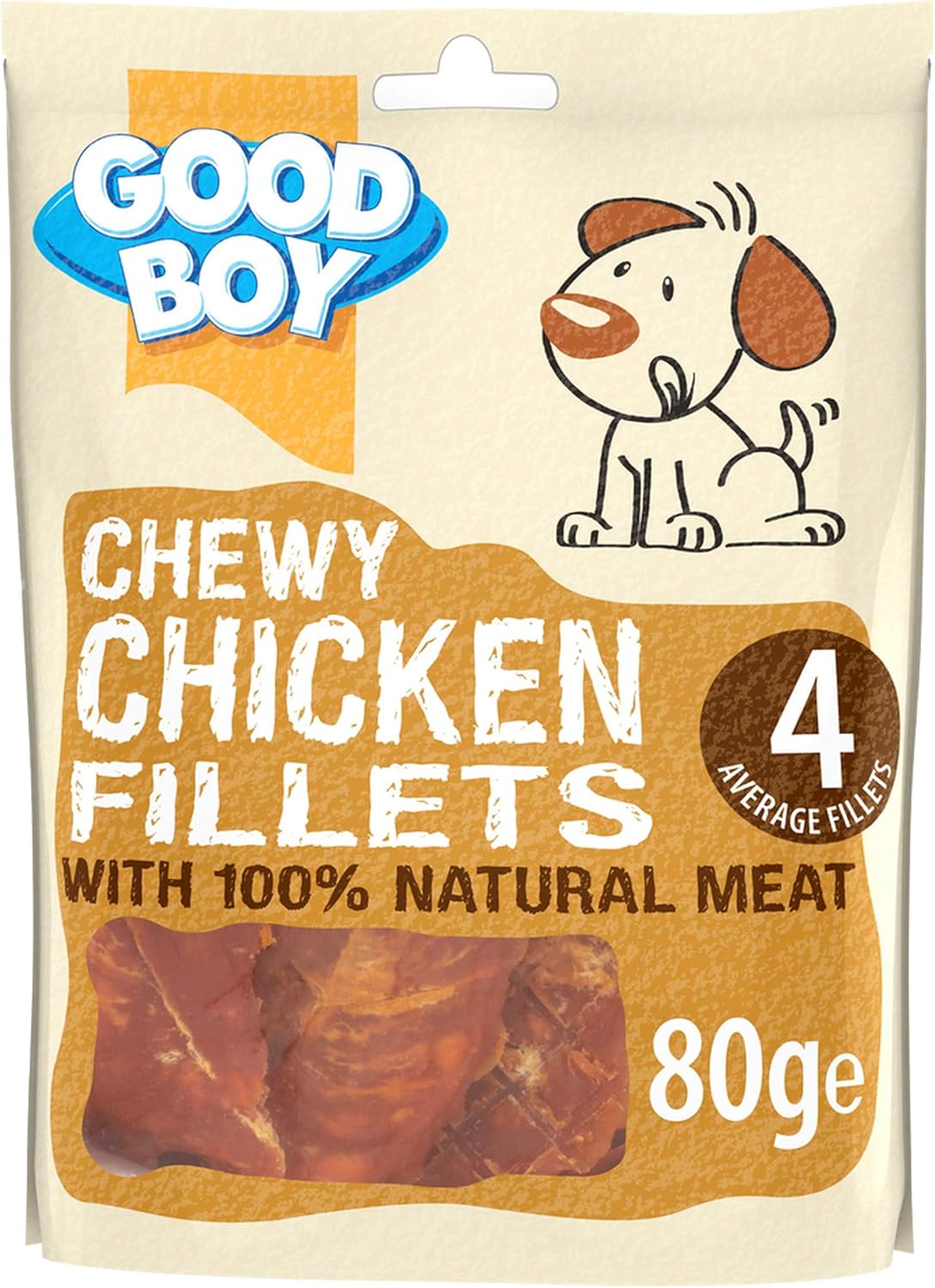 GOOD BOY Armitage Chewy Chicken Fillets Dog Treats 80G