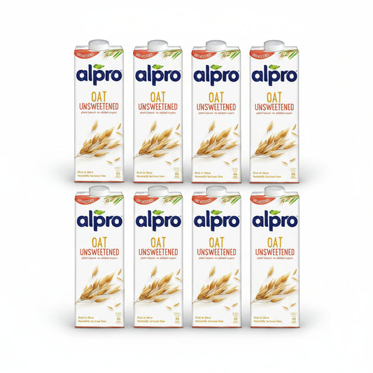 alpro oat milk unsweetened 1ltr