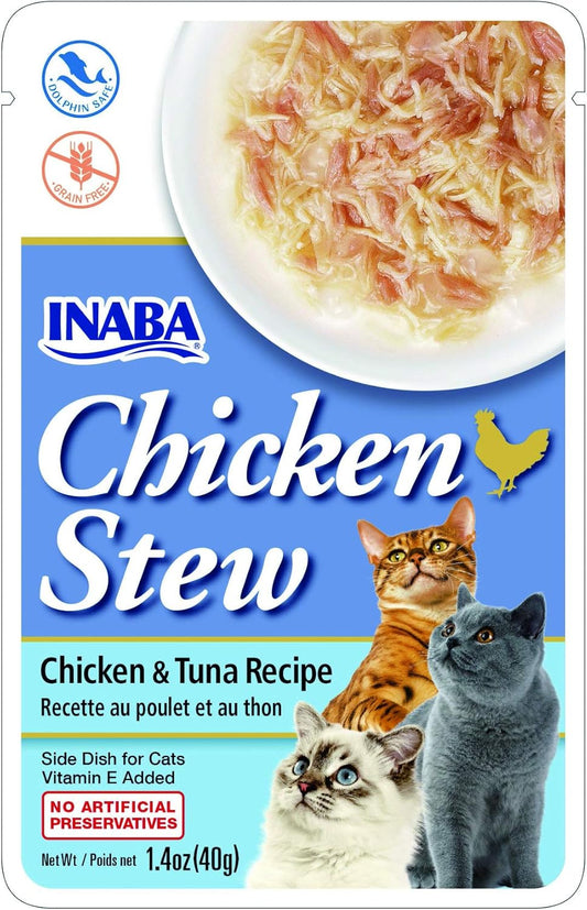 INABA chicken & tuna recipe 40g /per Pc