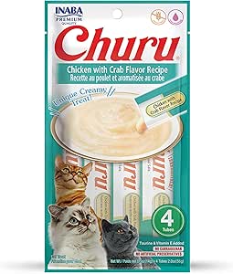 Inaba CHURU CHICKEN WITH CRAB 56g/4 sticks per pack