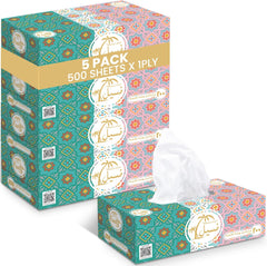 Fasil Facial Tissue – 200 Sheets 1-Ply | Soft Disposable Facial Tissues