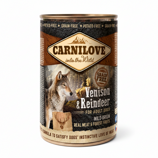 Carnilove Venison & Reindeer for Adult Dogs (Wet Food Cans) 400g