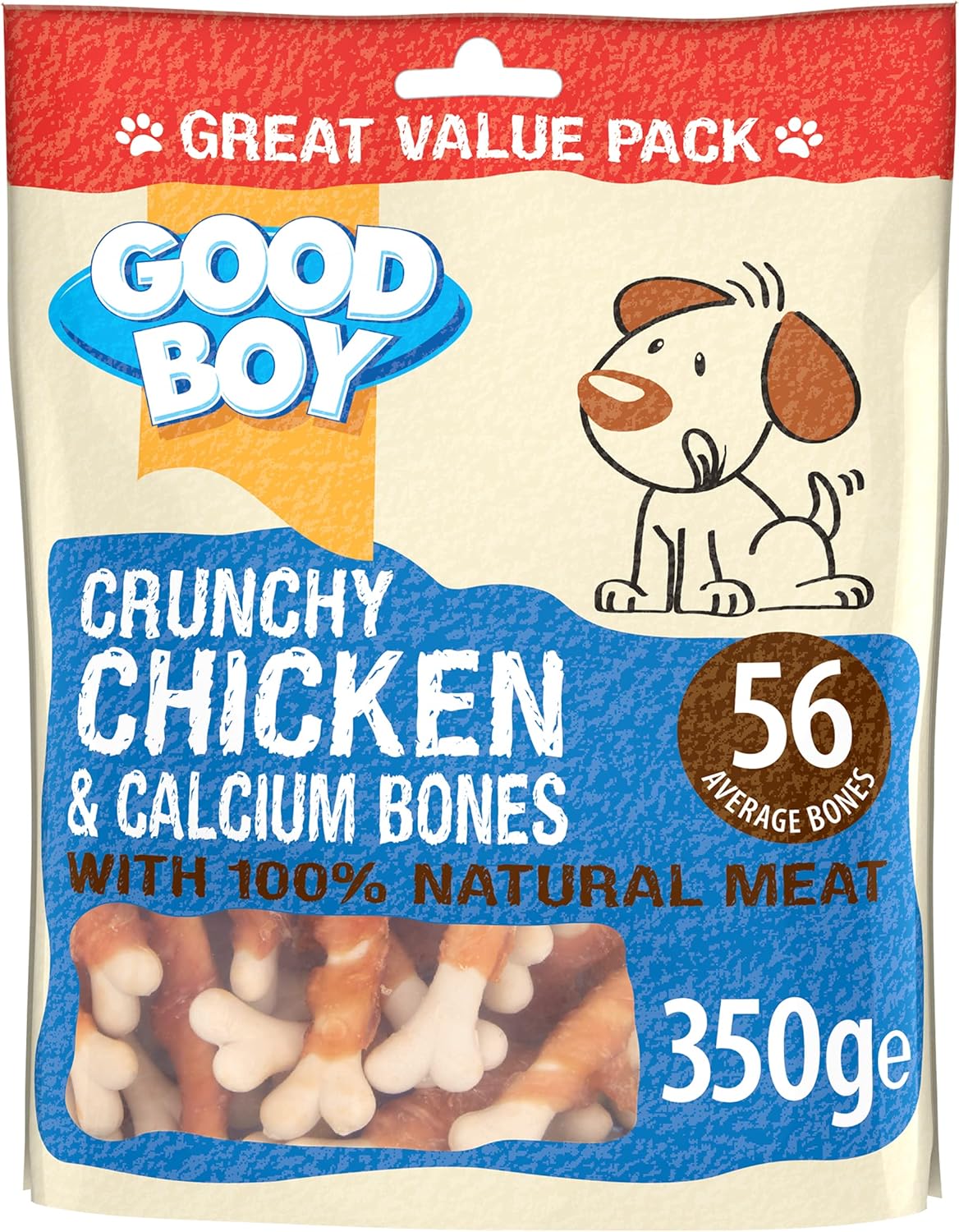 GOOD BOY Armitage Chicken & Calcium Bones Dog Treats 350g
