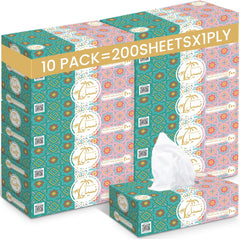 Fasil Facial Tissue – 200 Sheets 1-Ply | Soft Disposable Facial Tissues