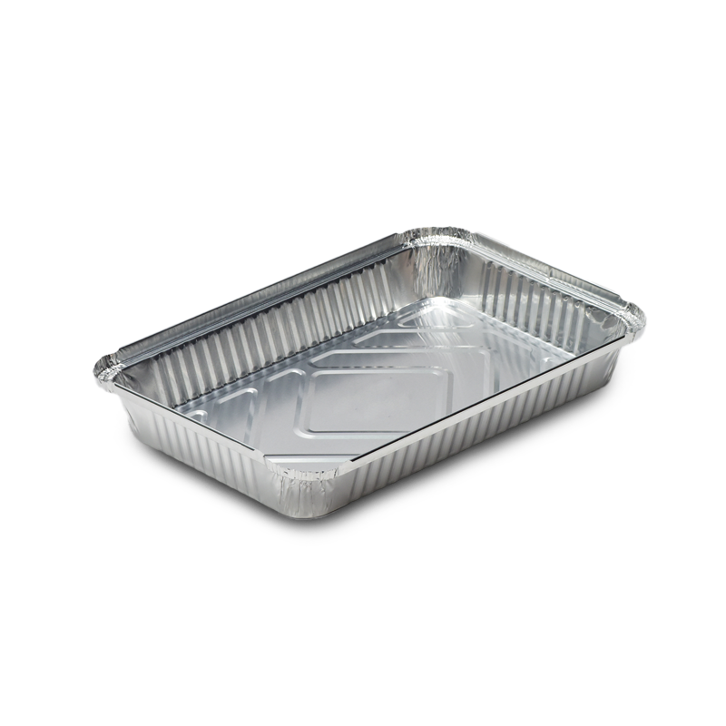 Aluminium Food Containers with Paper Lids – Multiple Sizes | Food-Grade Takeaway Packaging