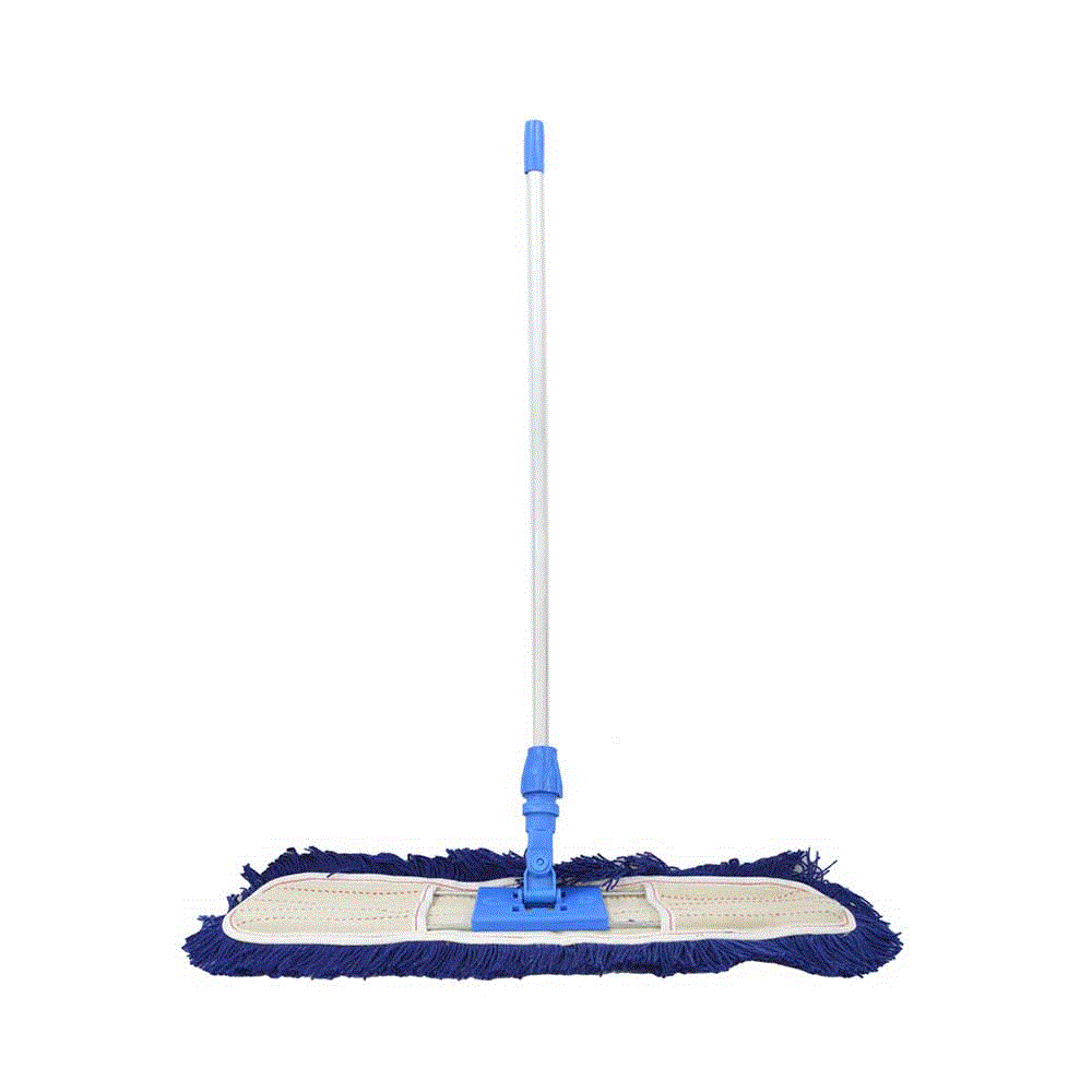 Airport Mop Blue 80CM With Silver Stick