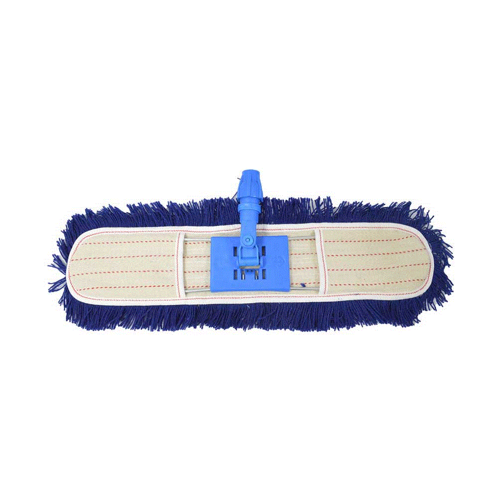 Airport Mop Blue 80CM With Silver Stick