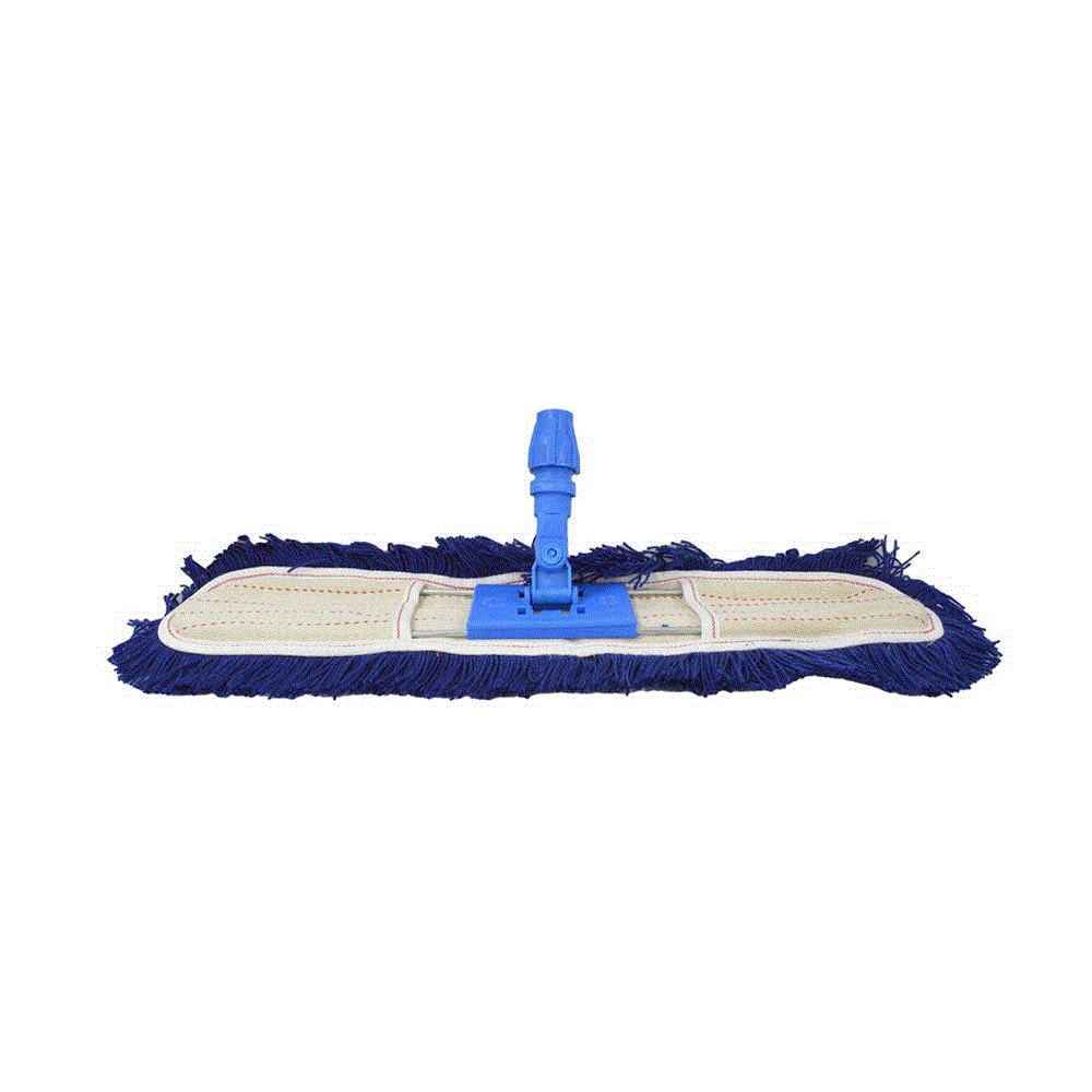 Airport Mop Blue 80CM With Silver Stick