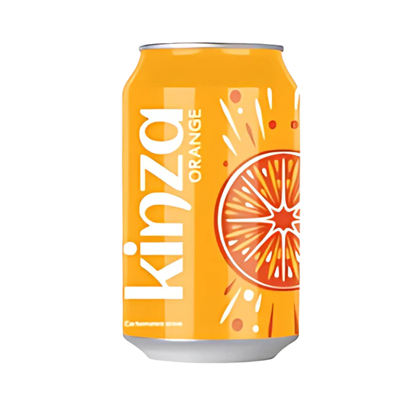 Kinza Orange 300ml Soft Drink – 24 Tin Pack